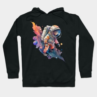 Astronaut Watercolor Hoodie